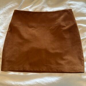 Alice + Olivia women’s leather mini skirt 0